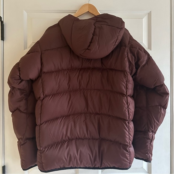 Columbia Titanium 700 Fill Goose Down Puffer Jacket Mens Medium Burgundy Gorp - Picture 5 of 8